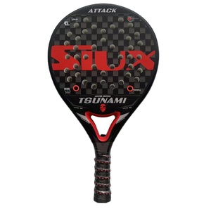 Raqueta Tenis <span class=keywords><strong>Padel</strong></span> Superficie Fibra Carbono con EVA Memory Flex Foam Core <span class=keywords><strong>Beach</strong></span> <span class=keywords><strong>Padel</strong></span> Rojo - Product Image 1