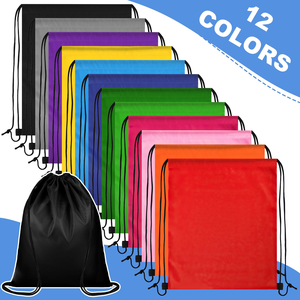 Personalized Dust Bag with logo Travel Portable Satin Fabric Drawstring Gift Bag Silk <b>Screen</b> Promotional Dust Bags for Clothing - Product Image 6