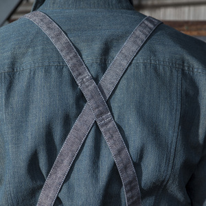 COMMUNIQUÉ En Gros Professionnel 100% COTON Bavoir Café Restaurant BBQ Étanche Tablier <span class=keywords><strong>De</strong></span> <span class=keywords><strong>Cuisine</strong></span> Avec Poche - Product Image 5