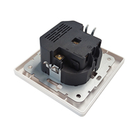 Prise murale Schuko 250V/16A, prise de courant européenne à trou rond, prise USB allemande, double prise USB avec USB-A+Type-C