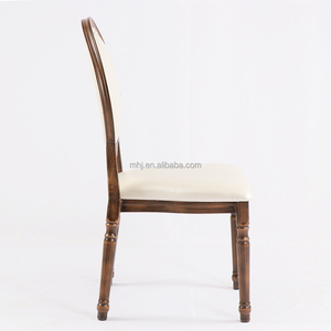 <span class=keywords><strong>Chaise</strong></span> de mariage vintage de luxe, style campagne française, dossier rond, chaises de salle à manger rembourrées - Product Image 2