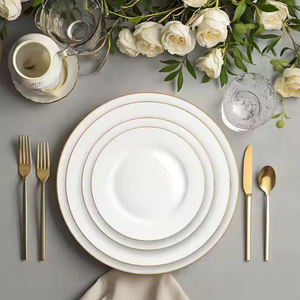 Service à thé et café en céramique blanche élégante-Design ovale personnalisable | Idéal pour les hôtels de luxe, les événements de mariage et les repas haut de gamme - Product Image 6