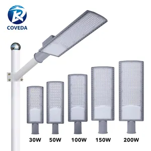 COVEDA Zhongshan Classic Photocell Streetlight SMD Outdoor Ip66 Impermeable 30W 50W 100W 150W 200W Led Farola para carretera