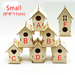 Kit casetta per uccelli in legno fai-da-te costruisci e dipingi casetta per uccelli include vernici e pennelli per bambini - Product Image 4