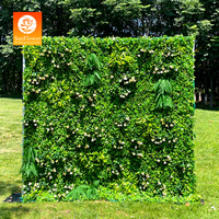 Sunwedding mur d'herbe verte en plastique buis haie fleur plante artificielle mur d'herbe verte pour jardin vertical décoration de la maison