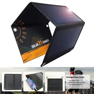 Panneau solaire d'extérieur pliable perovskite 21W, chargeur solaire, sac de chargeur solaire, produits liés à l'énergie solaire, support de taille personnalisée