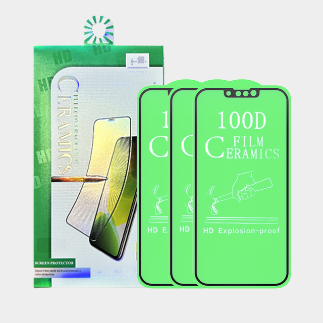 Hot Selling 100D Unbreakable Flexible HD Clear PET TPU Ceramic Glass Screen Protector for Mobile Phone