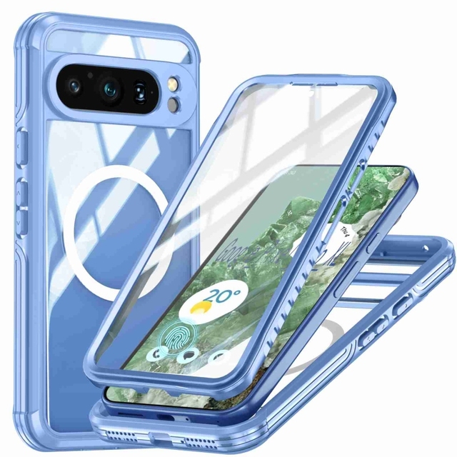 Wholesale Phonecase for Google Pixel 9 Pro XL /9 / 9 Pro RedPepper Transparent IP54 Life Waterproof Phone Case