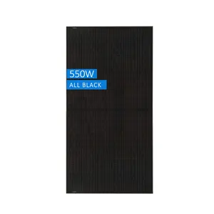 Wholesale Price Stock Solar Full Black Solar Panel 550W Shingled Solar Panels with TUV/CE Certification