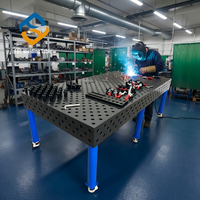 Nouvelle plateforme de soudage 3D en acier nitrué robuste, table de fixation modulaire flexible, poste de travail de soudage réglable, certifié ISO9001