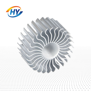 OEM Anodized ekstrusi <span class=keywords><strong>aluminium</strong></span> lampu LED penyerap panas disesuaikan perawatan permukaan - Product Image 2