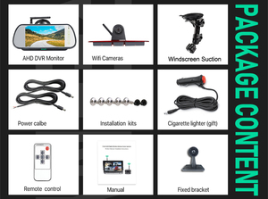 Kỹ thuật số không dây 7 inch Car <span class=keywords><strong>Rear</strong></span> <span class=keywords><strong>View</strong></span> gương <span class=keywords><strong>Monitor</strong></span> DVR Vòng ghi âm đảo chiều máy ảnh cho Mercedes Benz Sprinter & VW Crafter - Product Image 6