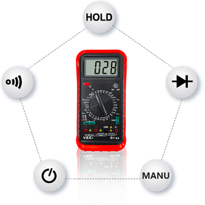 My64 kỹ thuật số vạn năng 1999 đếm Volt Meter Tester cho điện áp hiện tại kháng liên tục tần số Diode nhiệt độ - Product Image 4