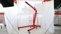 Outil de levage hydraulique pour l'entretien des moteurs de voitures et de camions, capacité de 2 tonnes, grue d'atelier pliable