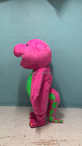 Efun MOQ 1 PC púrpura <span class=keywords><strong>dinosaurio</strong></span> Animal <span class=keywords><strong>Barney</strong></span> mascota disfraz USO COMERCIAL publicidad - Product Image 4