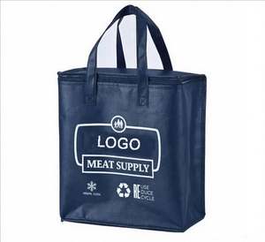 Bolsa Térmica Reutilizable para Comestibles, Supermercado, Picnic, con Logotipo Impreso, Ecológica, Impermeable, para Alimentos, Almuerzo, Cerveza - Product Image 6