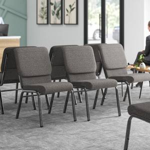 Chaises d'église en métal personnalisées de style nouveau, fabrication en gros, chaises d'église empilables et imbriquées, chaises d'église rembourrées personnalisées - Product Image 4