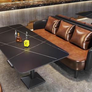 Set di Arredamento di Alta Qualità per Bar e Locali Notturni con Divano e Poltrone Personalizzati per Area <span class=keywords><strong>VIP</strong></span>, Tavolo e Sedute per Cigar e Hookah Lounge - Product Image 4