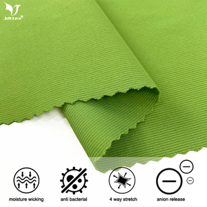 Tissu extensible à 4 voies respirant et épais en tricot de spandex de polyester de germanium infrarouge lointain fonctionnel pour leggings - Product Image 2