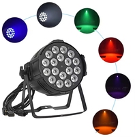 Éclairage de scène par led de haute qualité dmx 512 18X15W RGBWA 5 en 1 led par lumière