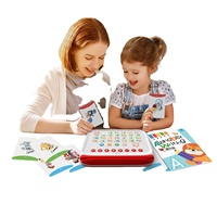 Juego de regalo para niños, venta al por mayor, tableta electrónica USB, juguetes para niños, Aprendizaje de vocabulario fonético del alfabeto inglés