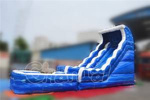 Tobogán acuático inflable de la <span class=keywords><strong>cascada</strong></span> 17H del diseño original <span class=keywords><strong>con</strong></span> el tobogán acuático del tema del océano de la <span class=keywords><strong>piscina</strong></span> - Product Image 5