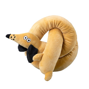 Jouet pour chien en peluche longue et moelleuse, couineur, anti-ennui, pour jeu en intérieur, jouet à mâcher pour chien Teckel - Product Image 5