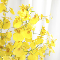 Orchidée Artificielle Faite à la Main Effet Naturel pour Décoration de Salon d'Hôtel/Restaurant, Remise de Diplôme, Noël, Nouvel An
