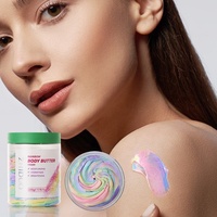 Beurre corporel fouetté au beurre de karité et à la noix de coco, crème hydratante pour le corps, marque privée, vente en gros, pur beurre de karité, hydratant pour le corps