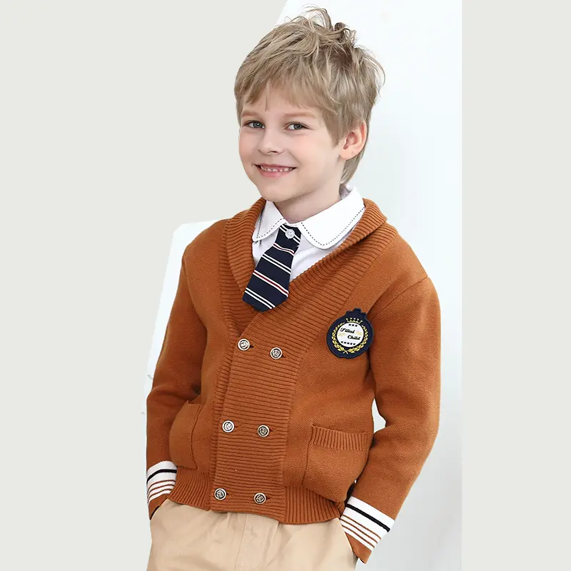 2021 Factory New Design And Custom Made Sweet and Cute Comfortable Korea and Japanese School Uniform Cardigan