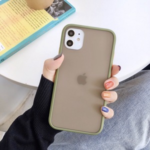 Ốp Lưng Trong Suốt Mờ Mờ Da Em Bé Hybrid <span class=keywords><strong>TPU</strong></span> PC Armor Vỏ Điện Thoại Cho Samsung <span class=keywords><strong>Iphone</strong></span> 11 Pro Max XS XR X <span class=keywords><strong>6</strong></span> 7 8 Plus Ốp Lưng - Product Image 4