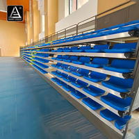 Système de sièges de gradin rétractable pour salle de conférence Auditorium Chaise de gradin télescopique Sièges de stade Sièges rétractables pour salle de sport