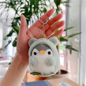 Wholesale Plush Penguin Keychain <b>Cute</b> Stuffed Animal <b>Doll</b> Keychain Toy Kawaii Penguin Keyring Bag Purse Charm Decoration - Product Image 6