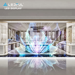 LEDFUL HIS屋内外兼用P3.91 P6.25 3Dホログラフィックディスプレイプロジェクションホワイトホログラフィック接続可能360度スクリーン - Product Image 1