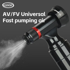 Portable CNC en alliage d'aluminium pompe à vélo clair manomètre Mini <span class=keywords><strong>CO2</strong></span> cartouche <span class=keywords><strong>gonfleur</strong></span> pour <span class=keywords><strong>vtt</strong></span> vélos de route Presta Schrader - Product Image 2