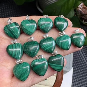 Pierres de guérison spirituelle, malachite naturelle, pendentif en argent sterling 925 en forme de cœur, <span class=keywords><strong>pour</strong></span> lutter contre <span class=keywords><strong>le</strong></span> <span class=keywords><strong>stress</strong></span> <span class=keywords><strong>et</strong></span> <span class=keywords><strong>l</strong></span>'<span class=keywords><strong>anxiété</strong></span> - Product Image 3