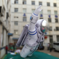 Modèle d'astronaute gonflable géant en PVC imperméable pour musée scientifique, décoration de scène sur le thème de l'espace, accessoire