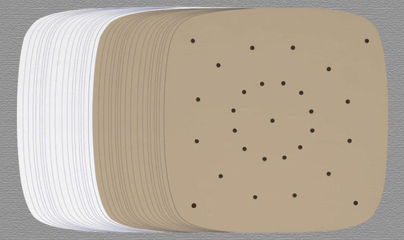 สีน้ำตาลสี่เหลี่ยมจัตุรัสขนาด 6.5 นิ้ว