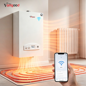 <span class=keywords><strong>Caldaia</strong></span> a Gas ad Alta Efficienza con Controllo WiFi Intelligente, Scambiatore di Calore a Tubi per Risparmio Energetico, Riscaldamento Centralizzato e Servizio Acqua Calda - Product Image 1
