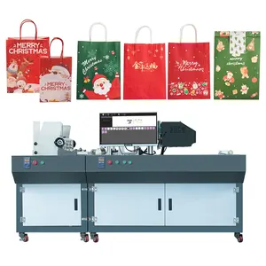 Kelier Factory Sale High Resolution Non Woven Bag Digital Printing Machine Colorful Printer For Paper Bags Single Pass Printer