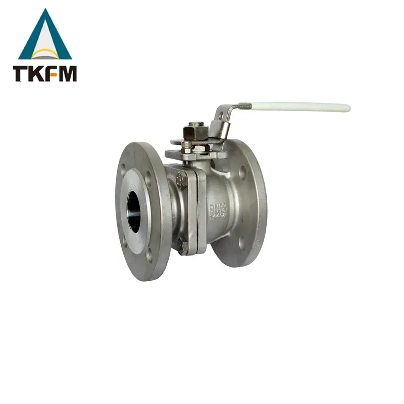 TKFM تصنيع الساخن بيع مزدوجة الاتحاد 2.5 بوصة الفولاذ المقاوم للصدأ 304 انقسام الجسم صمامات كروية 1000psi