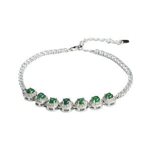 2026 Nova Pulseira Feminina de Jade Verde Intenso Ximang para Atacado e Revenda S4092305 - Product Image 5