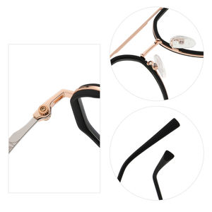 <span class=keywords><strong>Gafas</strong></span> con montura de <span class=keywords><strong>gafas</strong></span> retro para hombre, <span class=keywords><strong>gafas</strong></span> grandes con <span class=keywords><strong>filtro</strong></span> de luz <span class=keywords><strong>azul</strong></span> para uso en ordenador - Product Image 4