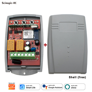 Receptor Universal para Abridor de Puerta Inteligente WiFi SMG-8112 AC/DC7-32V 433MHz 2CH, Código Fijo y Variable, Compatible con la Aplicación Tuya, Alexa y Google Home - Product Image 6