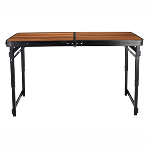 Bàn ghế xếp dã ngoại bằng nhôm, gỗ, kim loại, dùng cho vườn, ngoài trời - Product Image 2