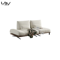 Design moderne hôtel réglable loisirs canapé ensemble villa salon rotatif blanc tissu rembourré meubles