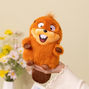 Peluche Marmotte OEM/ODM - Couleurs et motifs personnalisables, Marmotte en peluche personnalisée avec couronne dorée pour cadeaux - Product Image 3