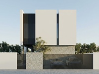 Villa préfabriquée Villa de luxe moderne Maisons préfabriquées construites avec des panneaux sandwich en ciment EPS