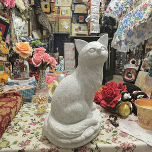 Grande Design moderno gatto fortunato per l'applicazione del parco statua all'aperto in pietra di granito - Product Image 4