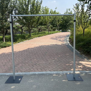 Wholesale Adjustable Aluminum <strong>Pipe</strong> and Drape <strong>Stand</strong> Backdrop for Wedding Decoration - Product Image 5